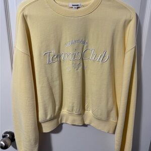 Yellow Crewneck Sweatshirt